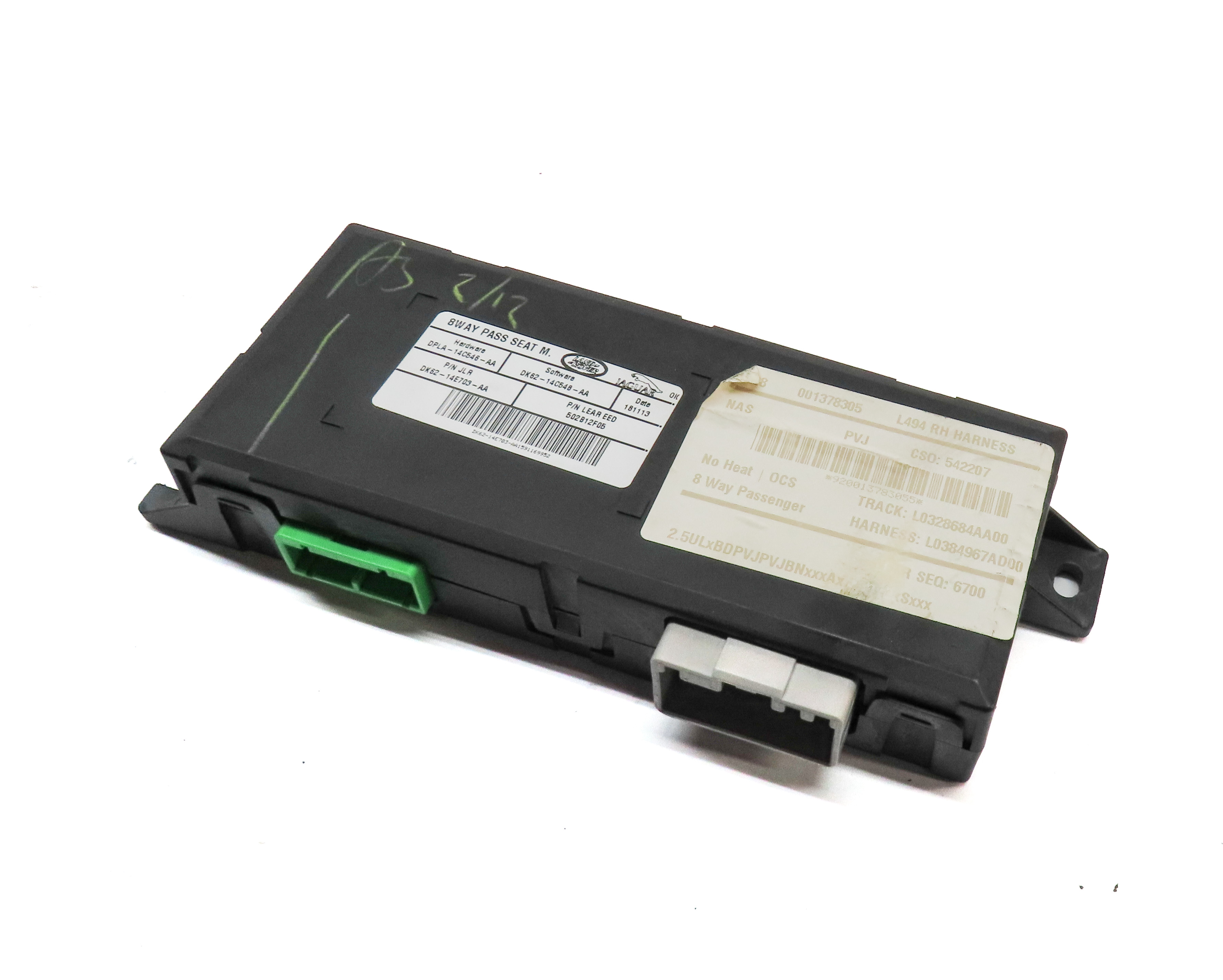 2014 RANGE ROVER SPORT (L494) FRONT RIGHT PASSENGER SEAT CONTROL MODULE — exact item pictured